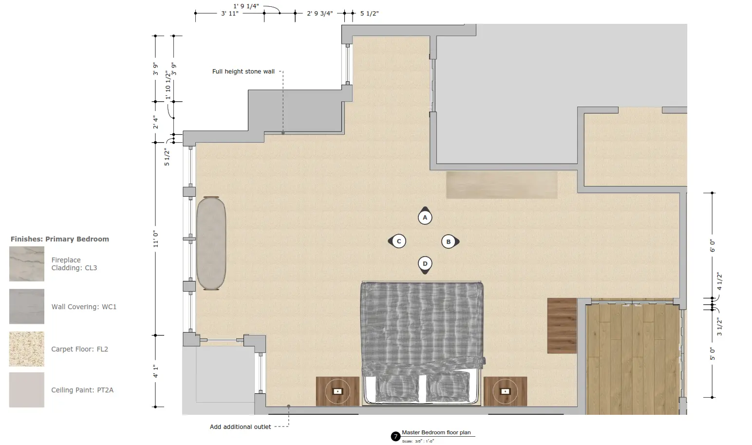 Plan Bedroom
